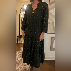 Madewell Flowy Green Dress